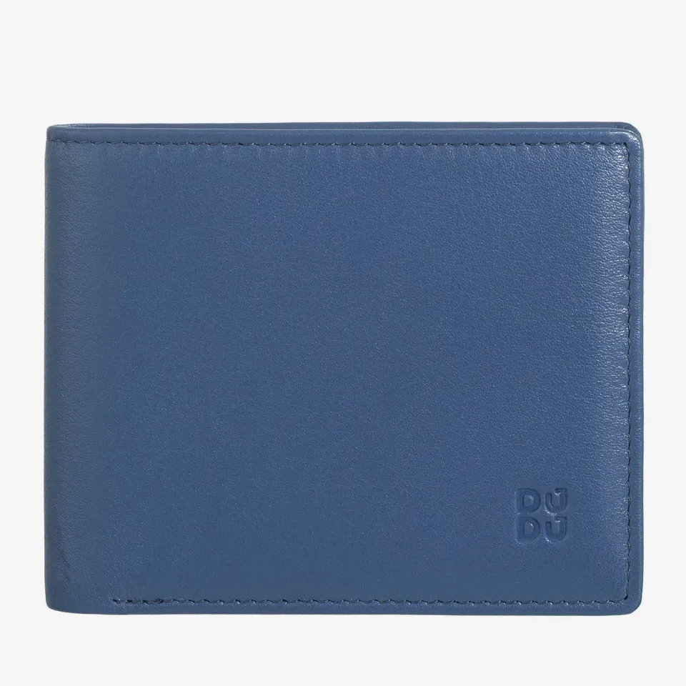 DuDubags Azzorre lommebok herre denimblå RFID