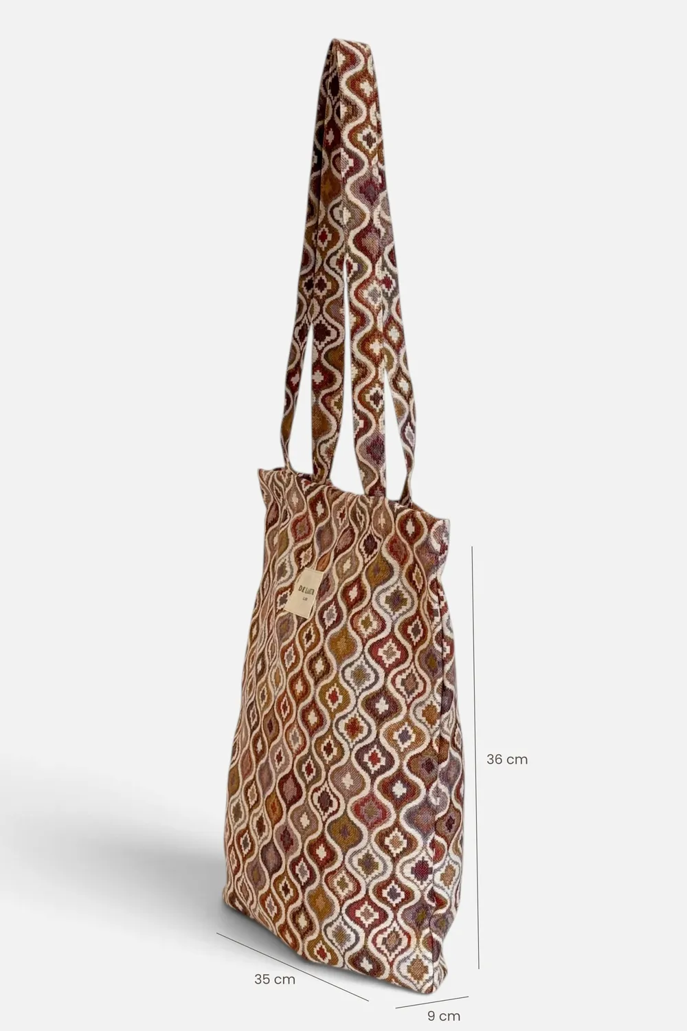 De La Mur Onda totebag rosa lilla liten