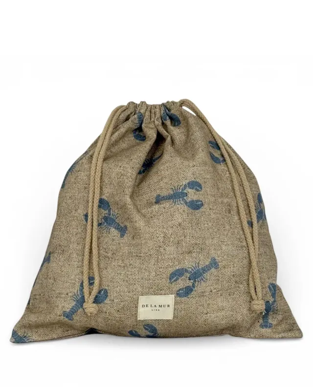 De La Mur Merienda Lob handlenett beige 35x33 cm hummer