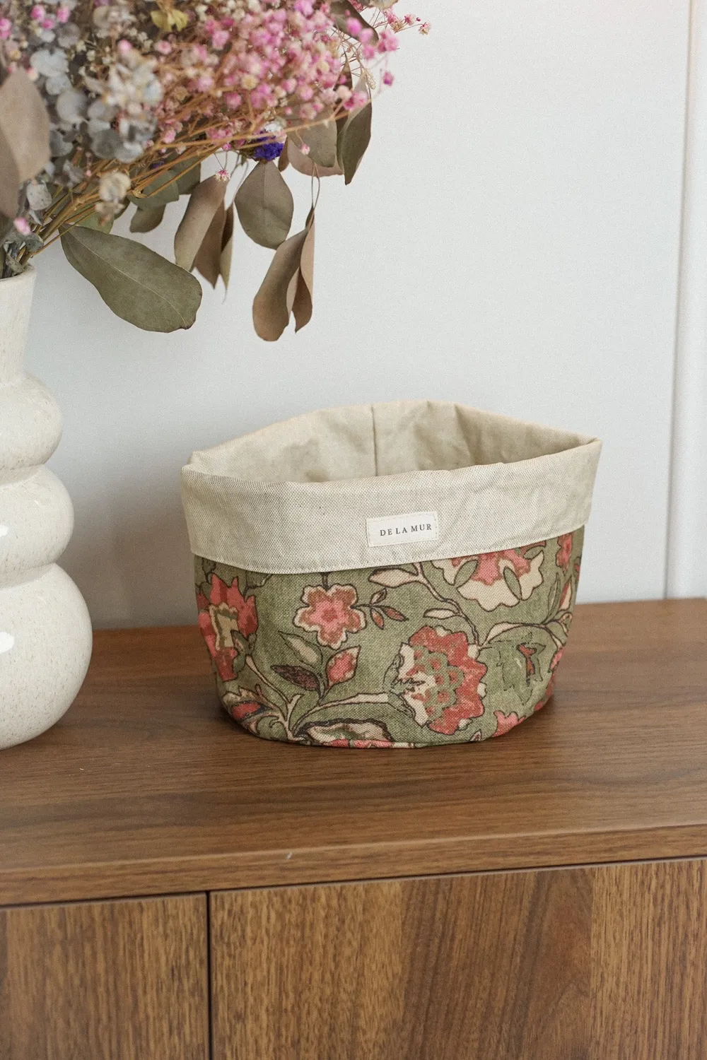 De La Mur Campa kurv 17 cm rosa blomst