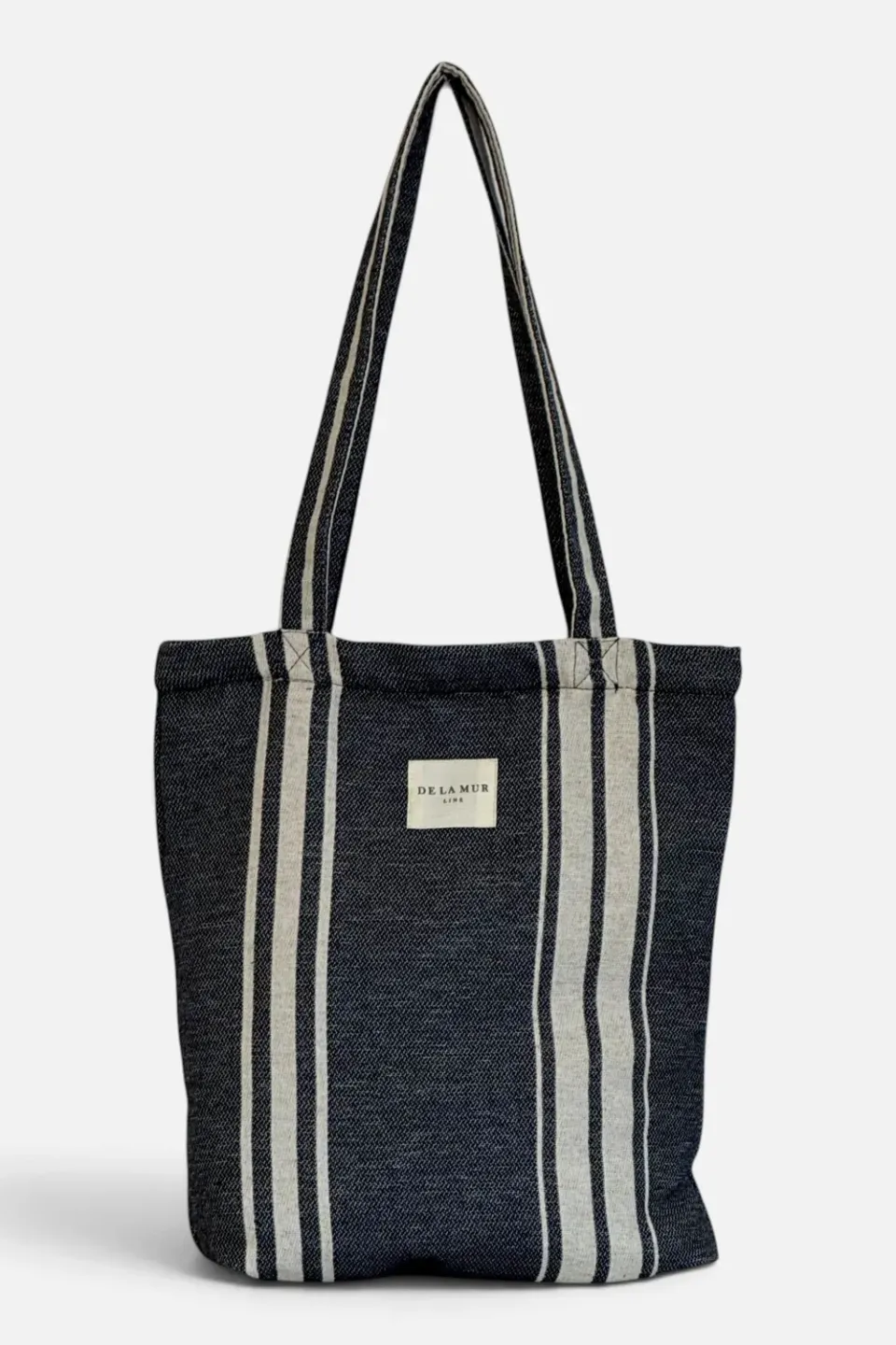 De La Mur Tica totebag stripet 35 cm glidelås