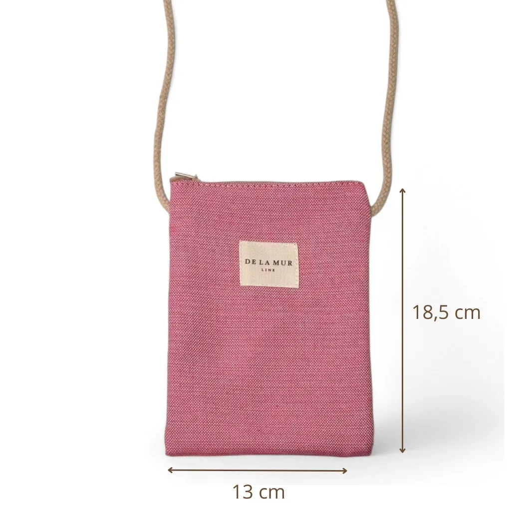 De La Mur Fam mobilveske rosa 13x18,5 cm