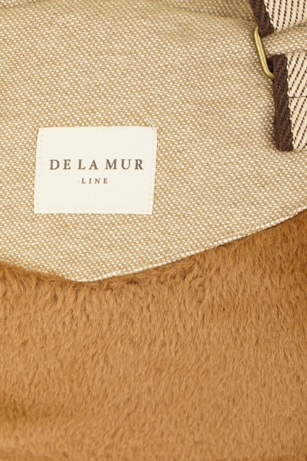 De La Mur Pile veske medium brun plysj