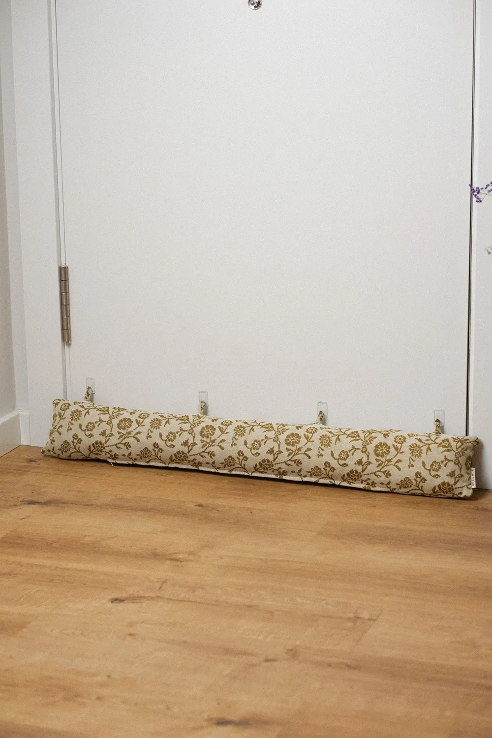 De La Mur Lem trekkstopper sennep floral 86 cm bomull