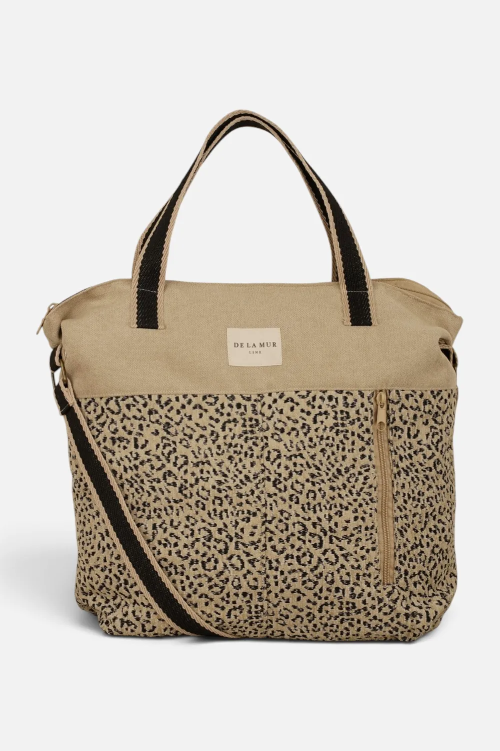 De La Mur Koto stor veske leopard 43x40x13 cm