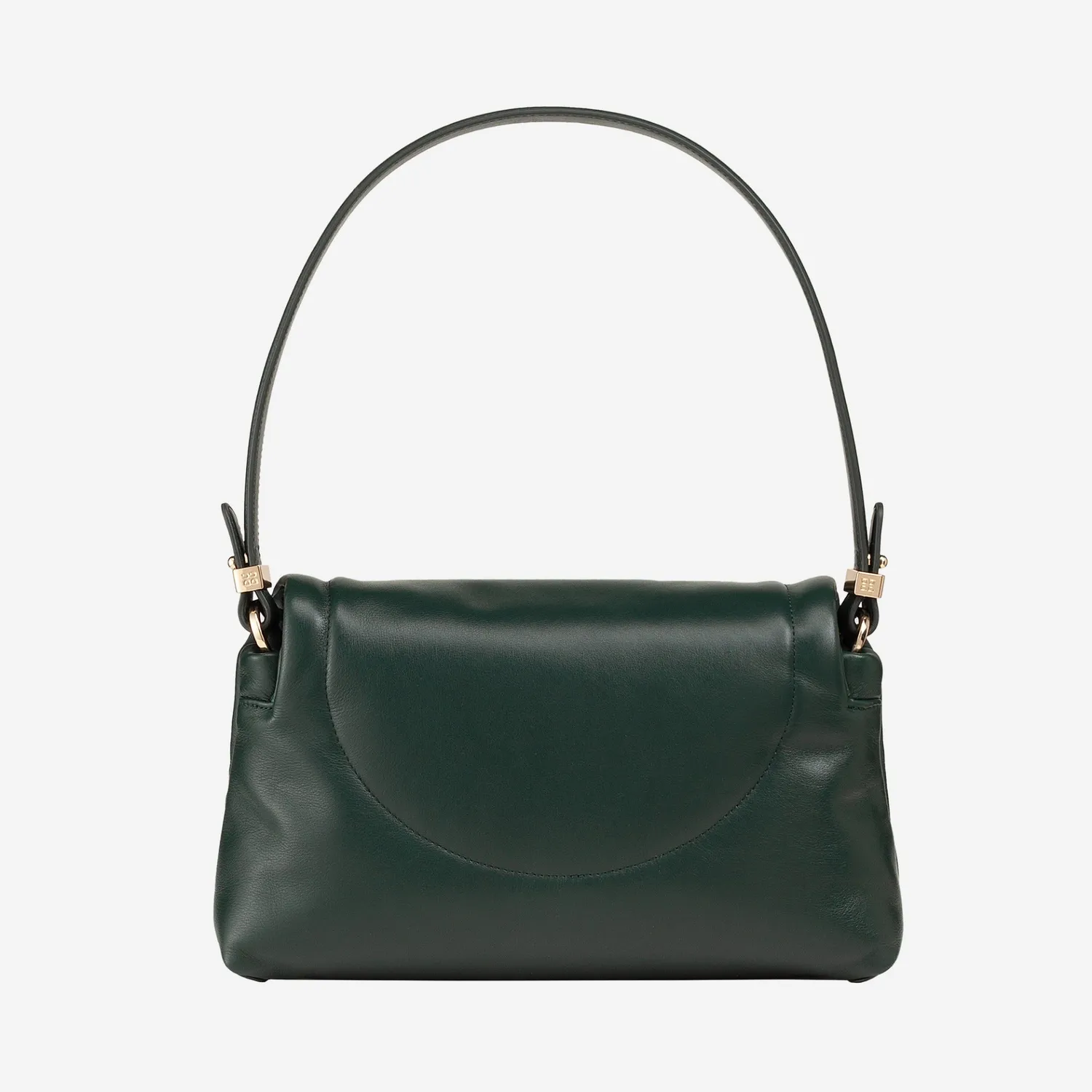 DuDubags Melville S skulderveske perle vattert skinn