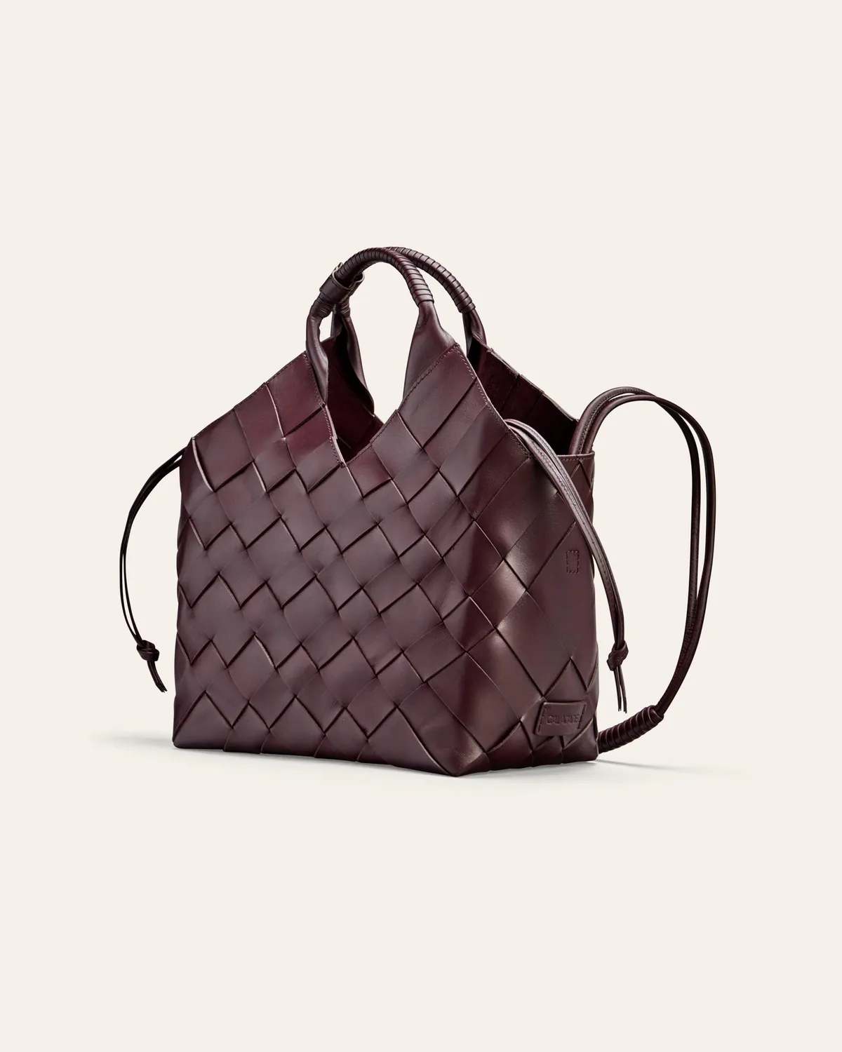 Cala Jade Misu L skulderveske fudge 16" laptop skinn