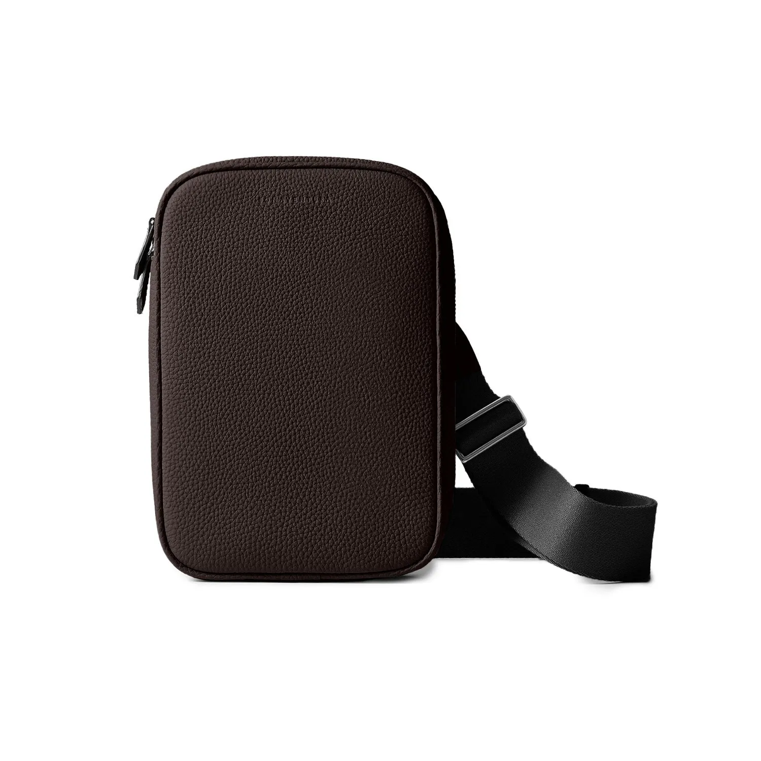 Bonaventura Paolo crossbody veske etoupe skinn