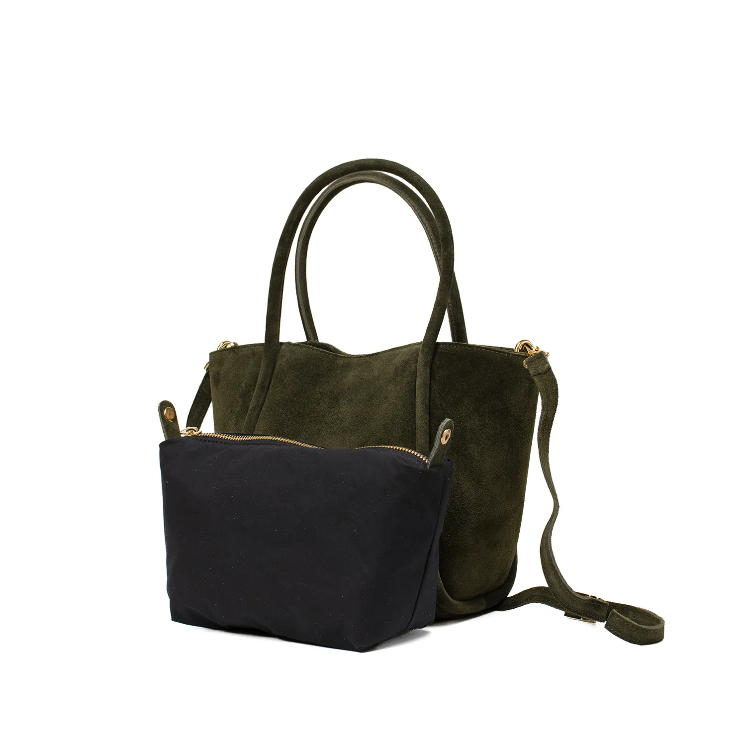 Latalia Florence M mockaveske khaki crossbody