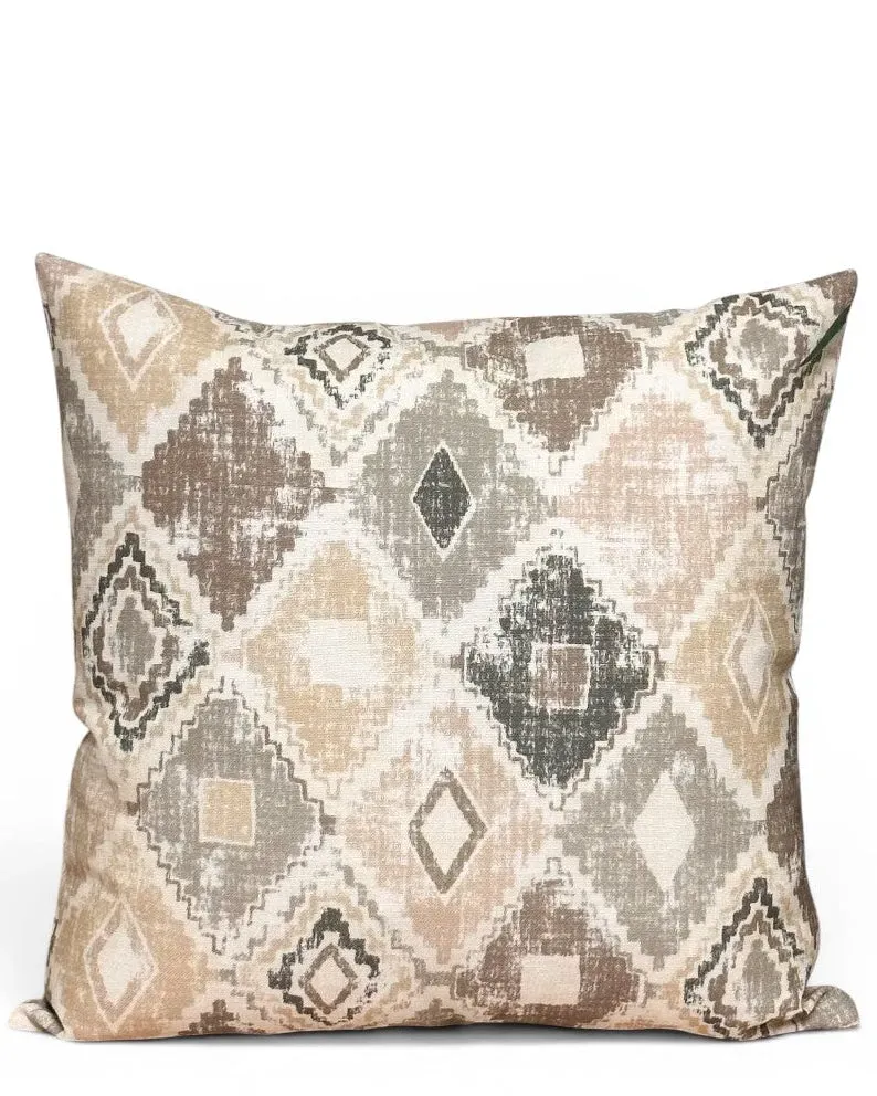 De La Mur Oso putetrekk 45x45 geometrisk brun