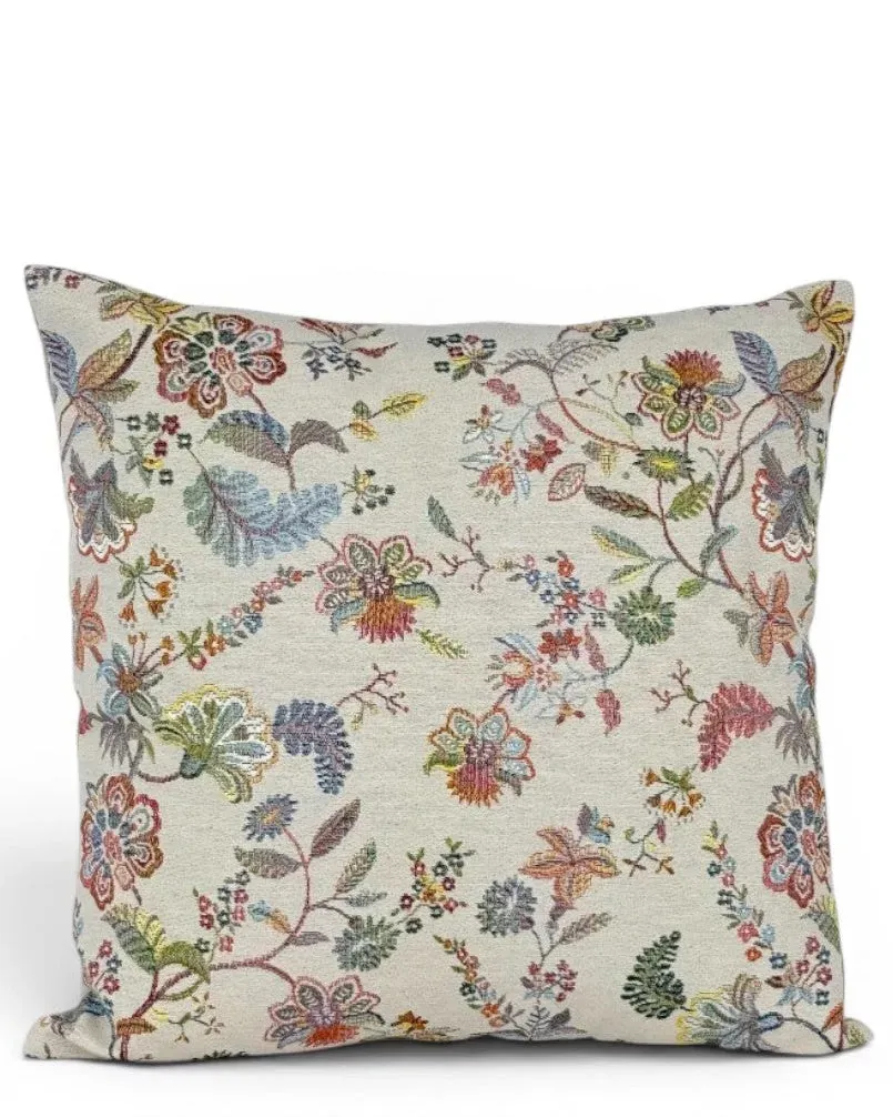 De La Mur Carmel putetrekk 50x50 blomstret