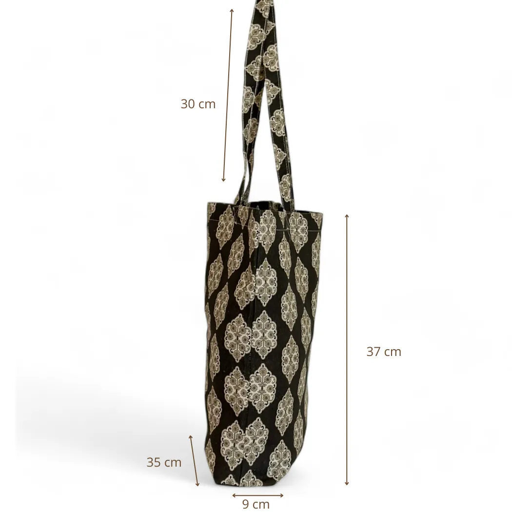 De La Mur Tera liten totebag 34x37 beige