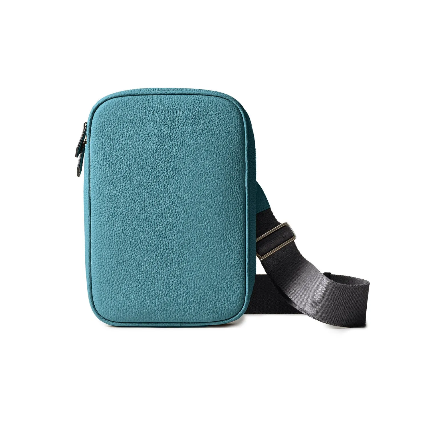 Bonaventura Paolo crossbody veske etoupe skinn
