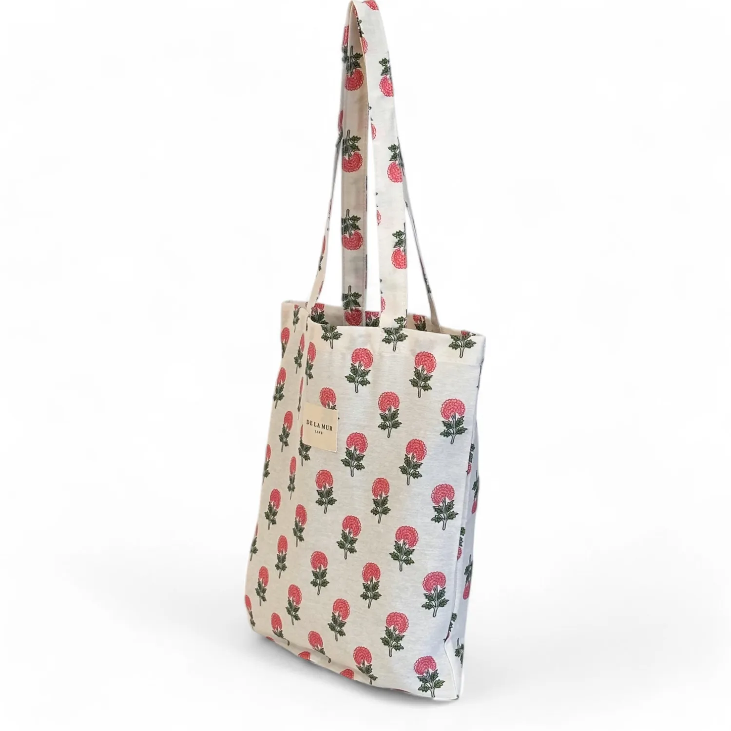 De La Mur Naha handlenett liten blomstret tote bag