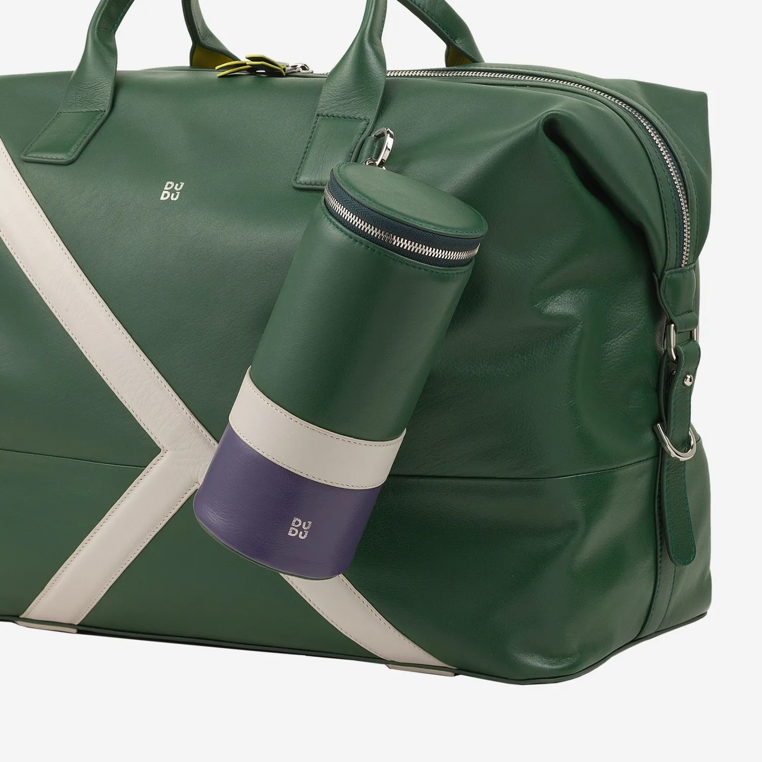 DuDubags Ball holder tennisveske skinn Mangrove grønn