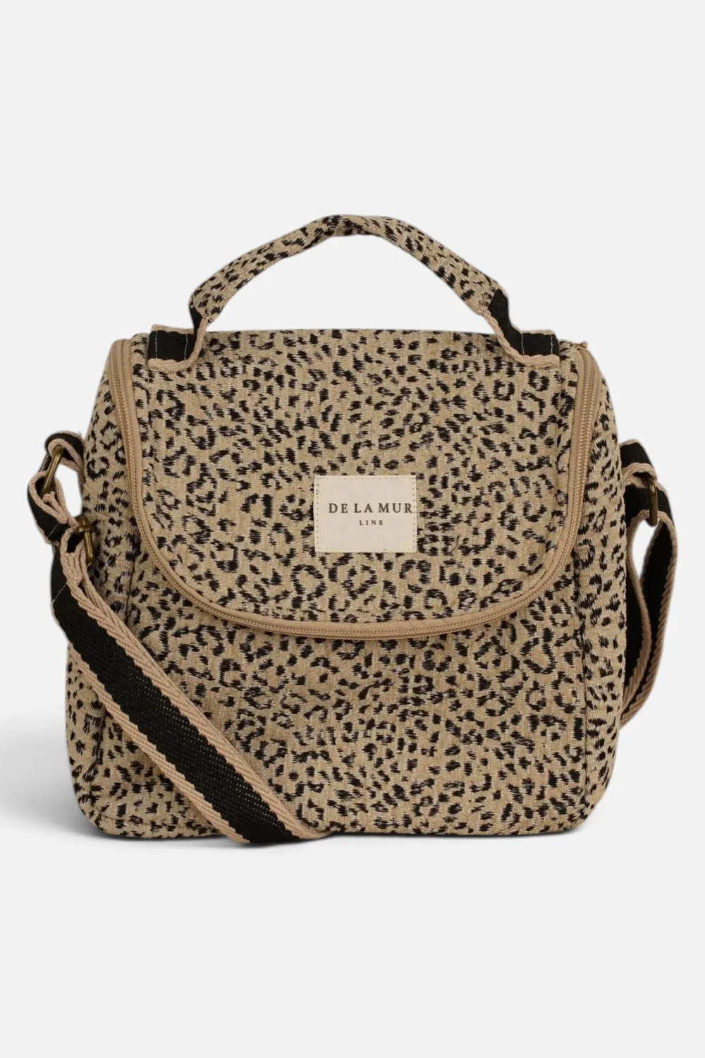 De La Mur Koto lunchveske leopard 25x26 cm