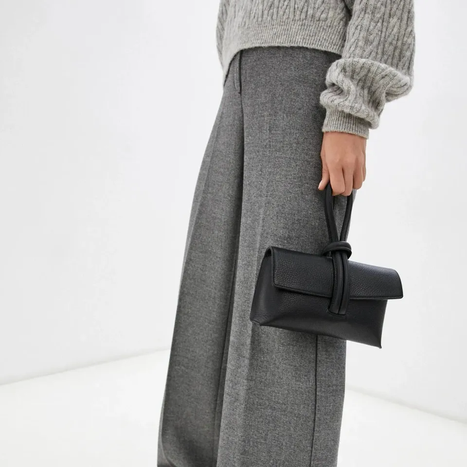 Latalia Barletta skinnveske svart clutch fest