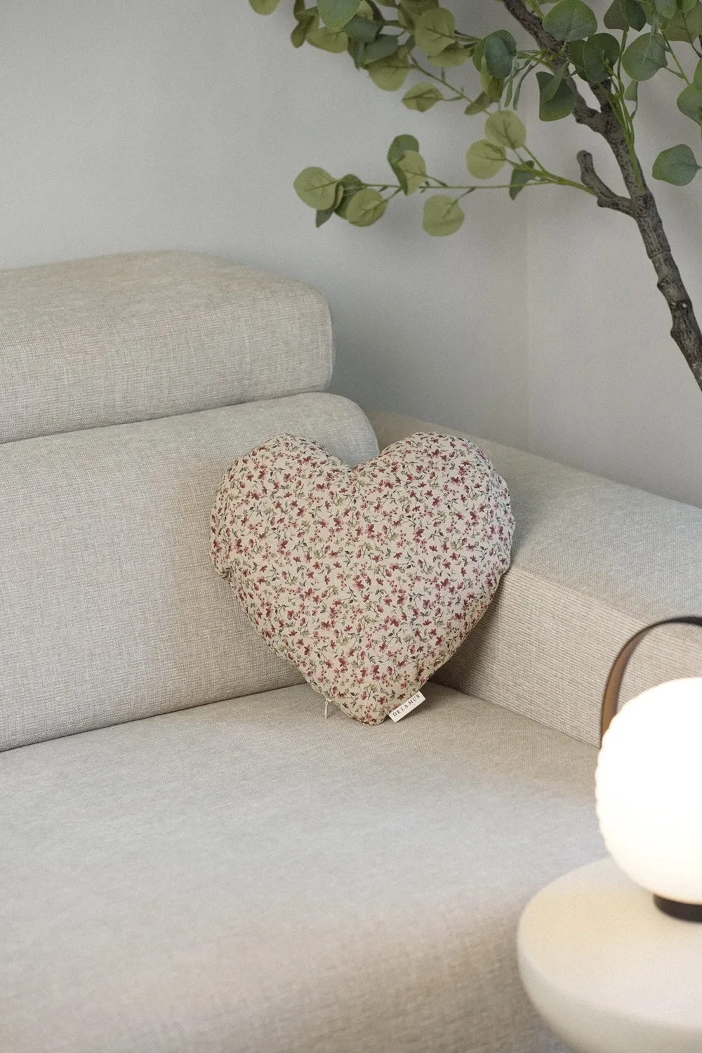 De La Mur Naila Corazón hjertepute rosa blomster
