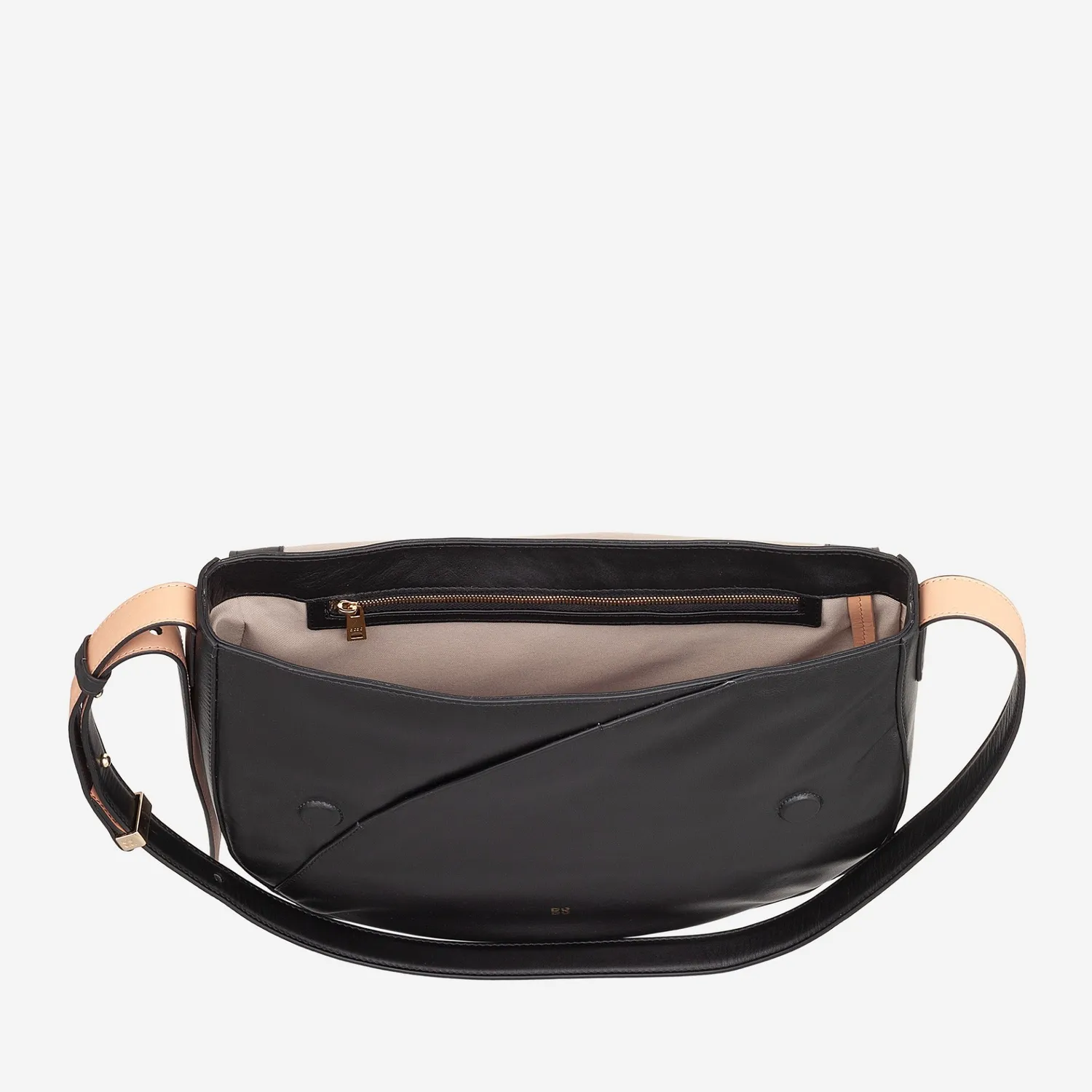 DuDubags Formentera skulderveske perle skinn