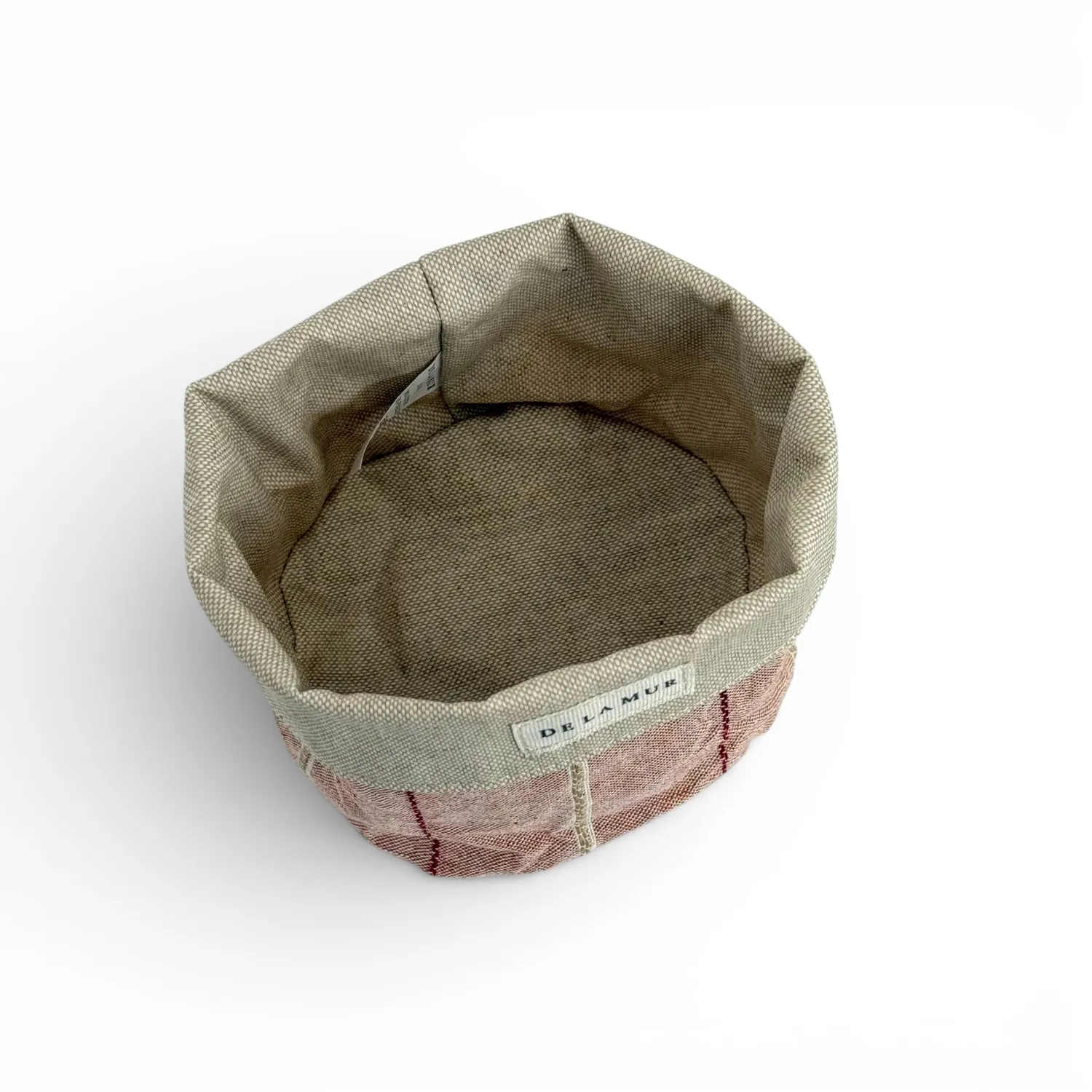De La Mur Galea Pequeña kurv 11,5 cm rosa stripet