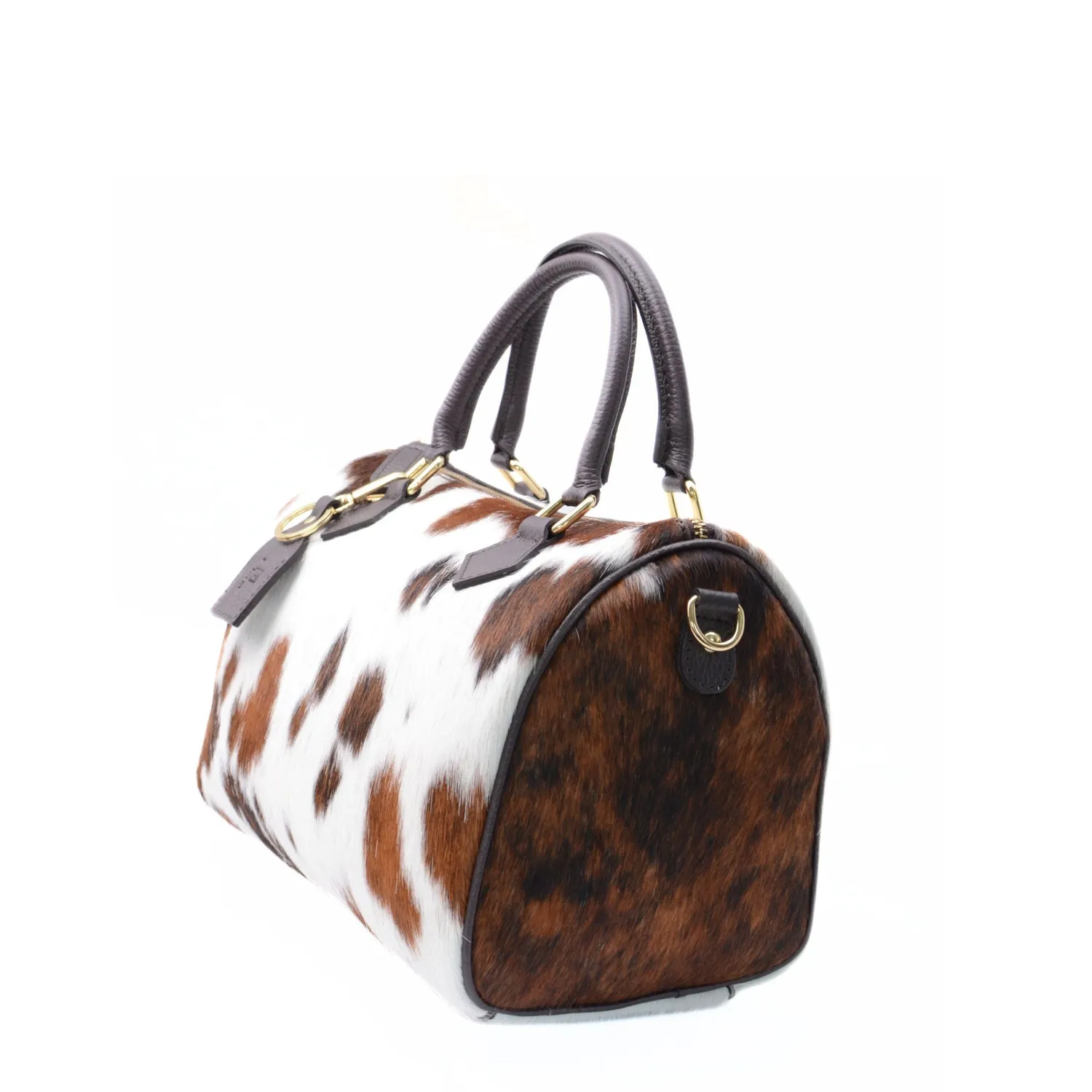 Latalia Lecce skinnveske mørkebrun kuskinn 31 cm