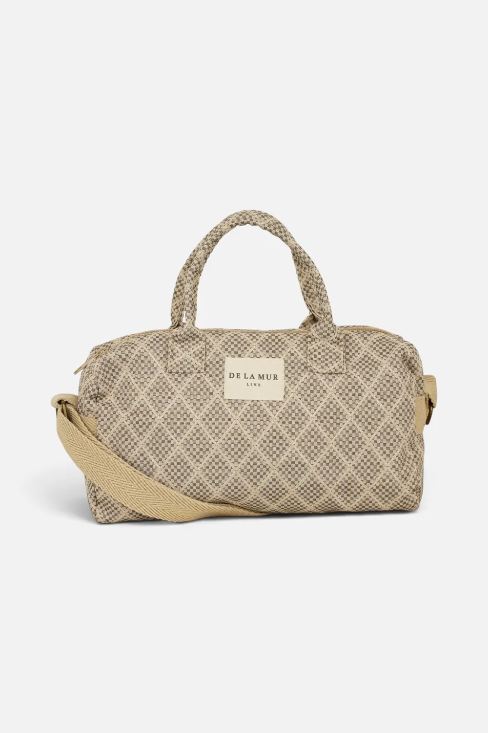 De La Mur Pant skulderveske grå jacquard 27 cm