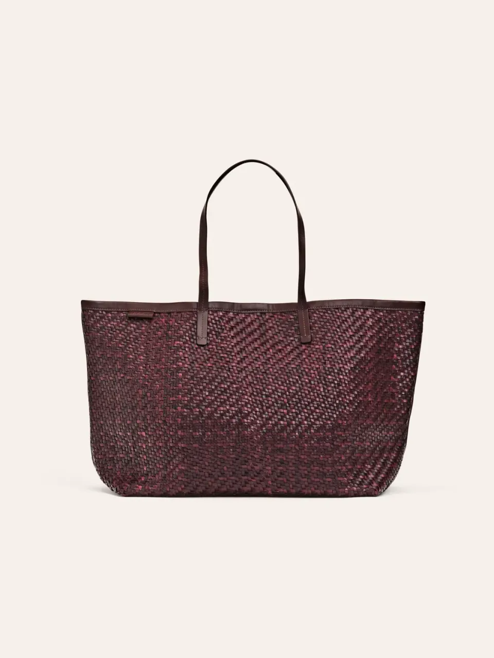 Cala Jade Isai shopper dark maroon twill skinn