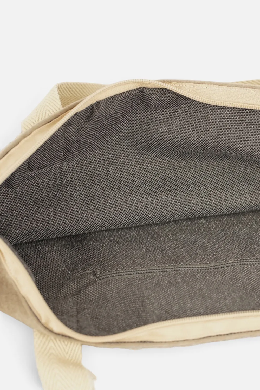De La Mur Pant stor veske 43x40 grå beige