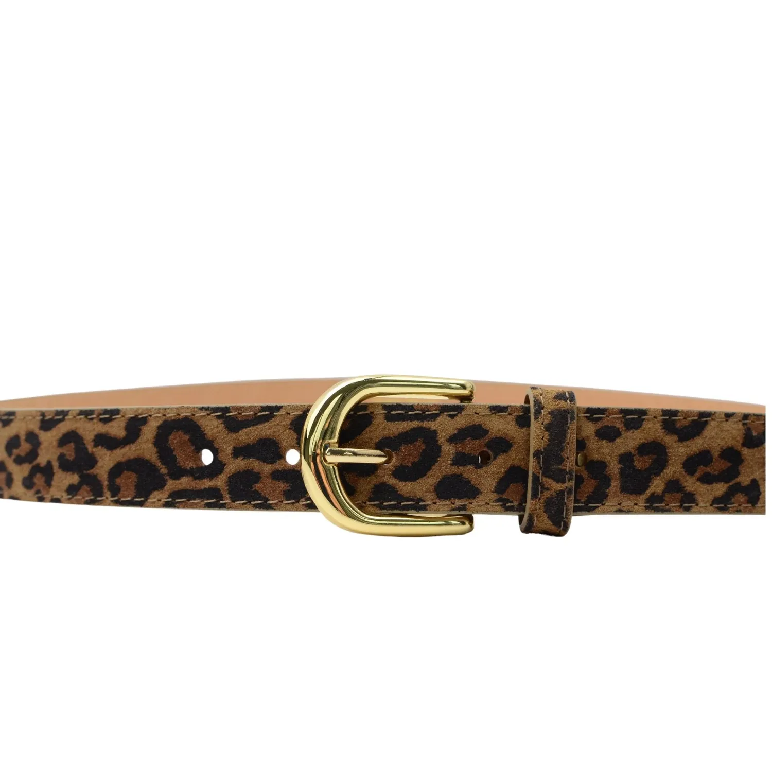 Latalia mockabelte 2,8 cm belte leo 85 smalt skinn