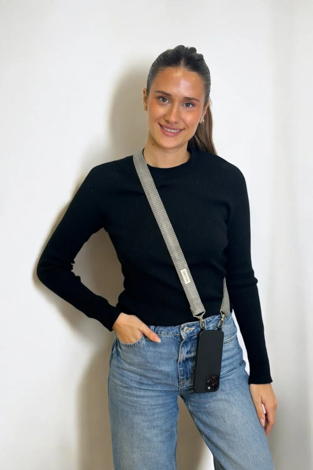 De La Mur Ash mobilreim graa kordfloeyel 130 cm