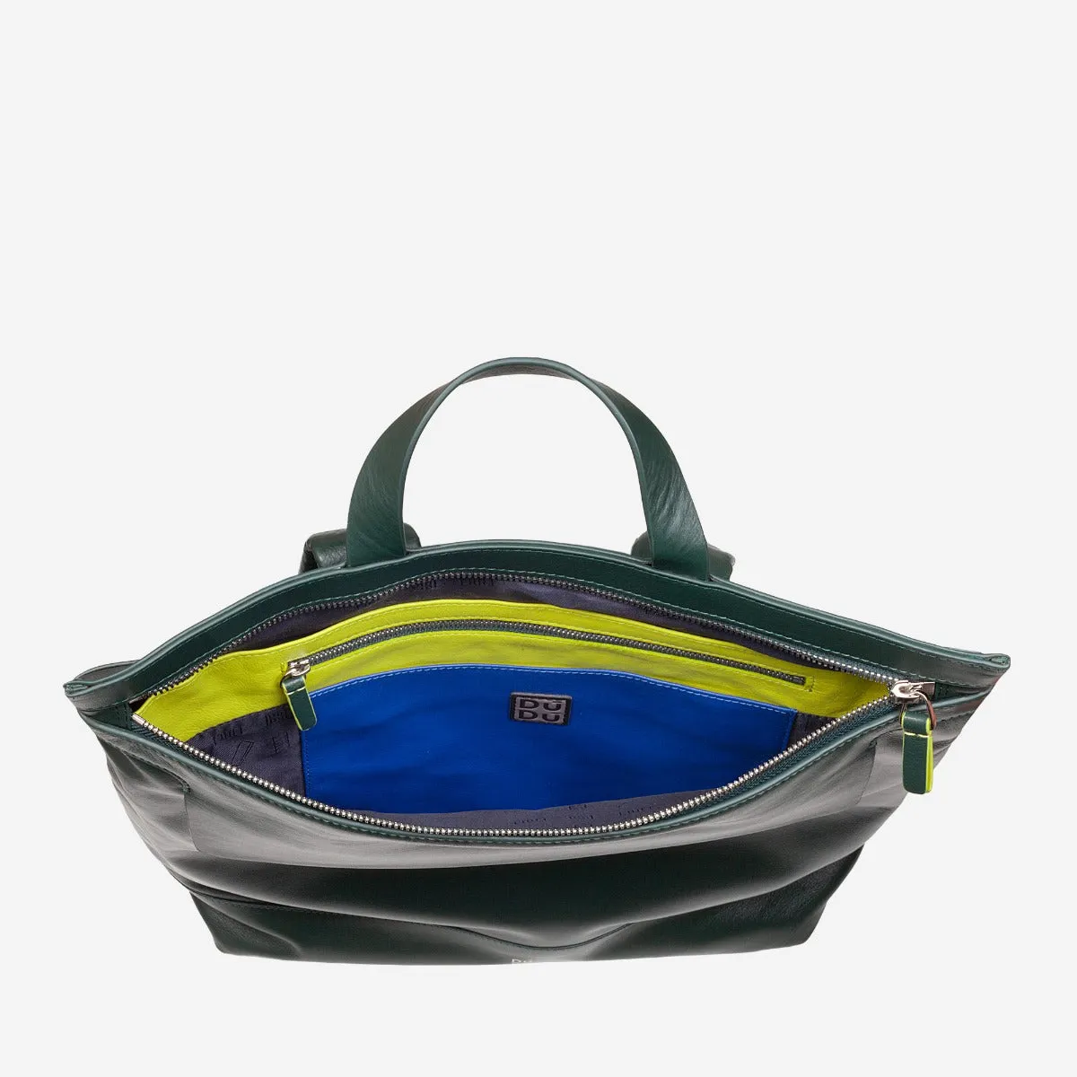 DuDubags Oslo ryggsekk skinn mangrove jobb