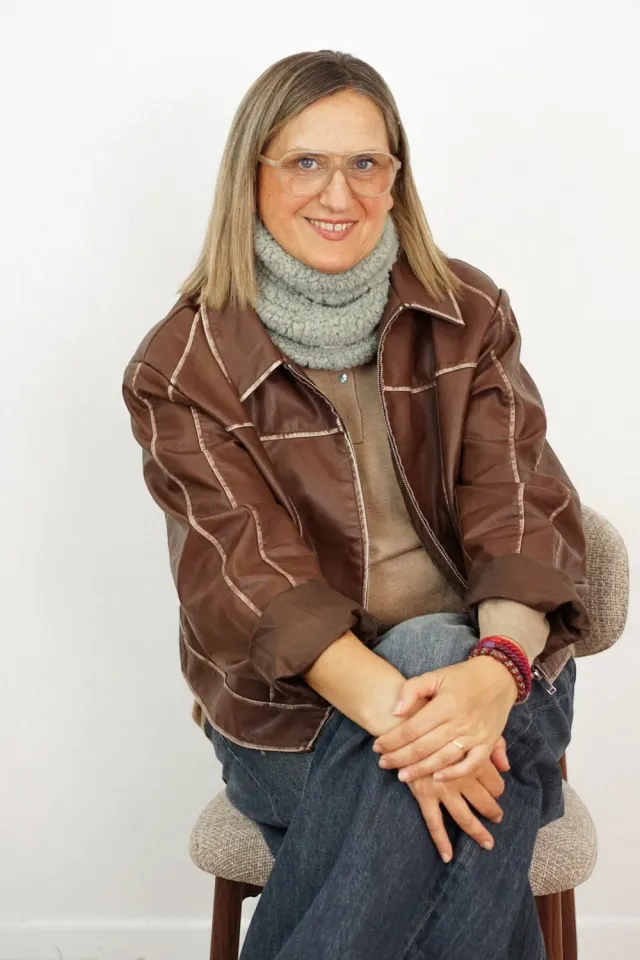 Polo Cuello halsvarmer mintgrønn teddyfleece