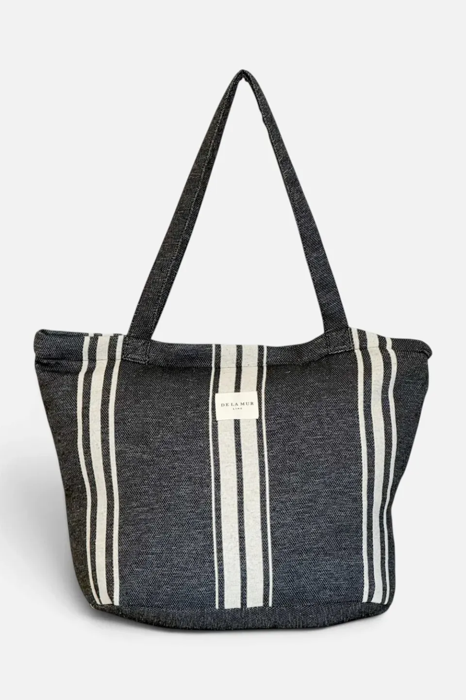 De La Mur Tica shopper med glidelås stripet 51 cm