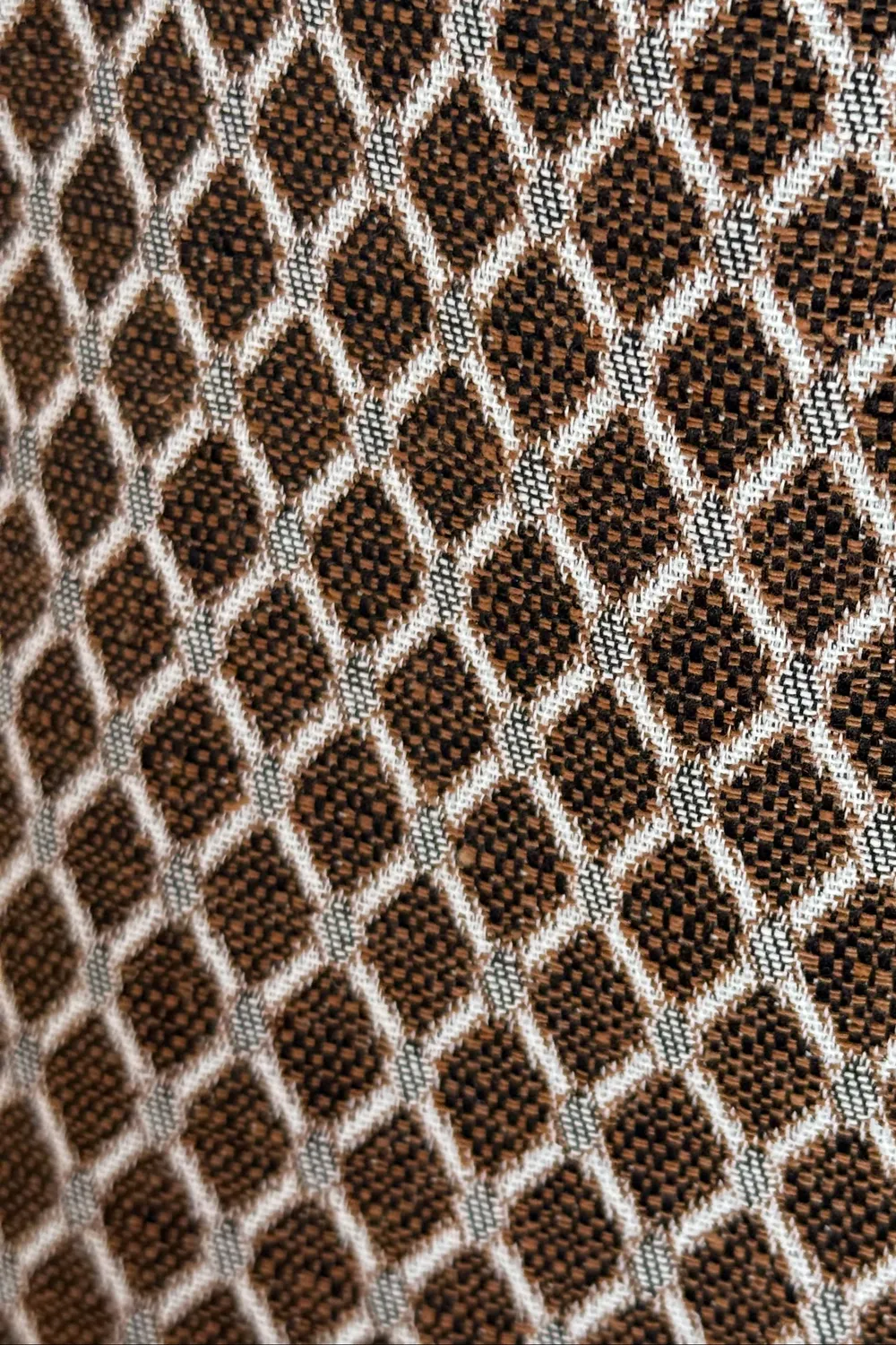De La Mur Cobre stor shopper brun geometrisk