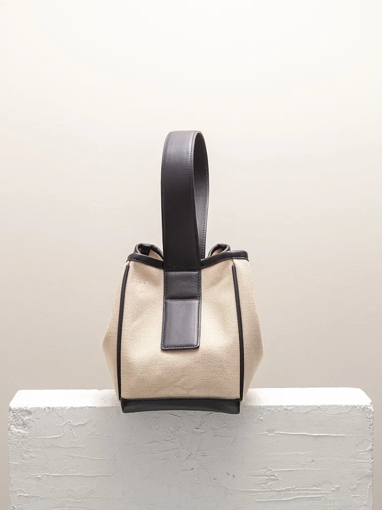 Cala Jade Iwa Mini skulderveske canvas beige