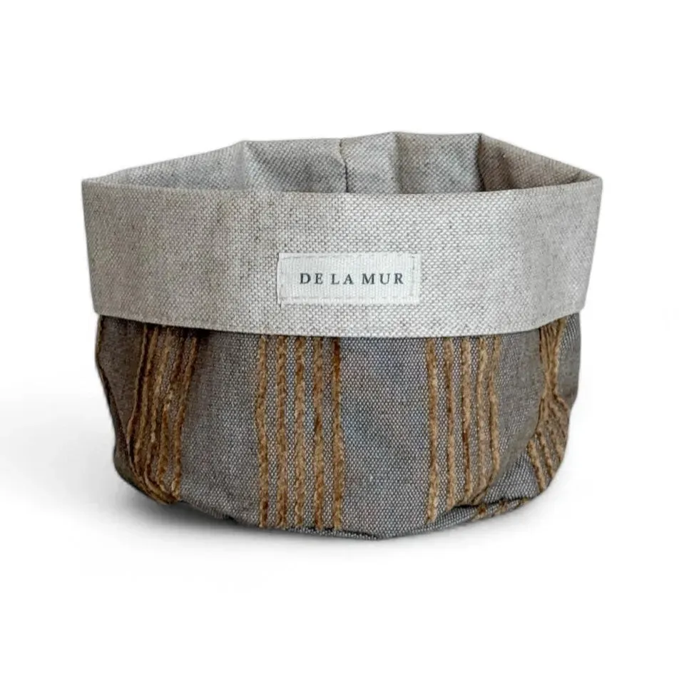 De La Mur Sele kurv liten 12 cm stripet