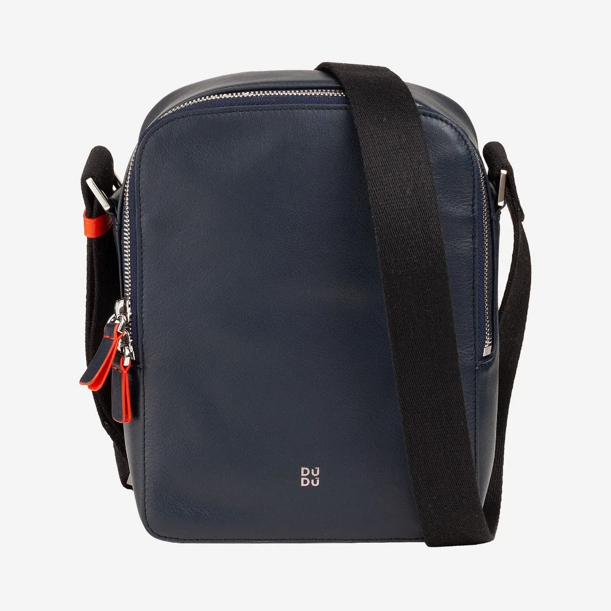 DuDubags Okinawa skulderveske herre skinn justerbar