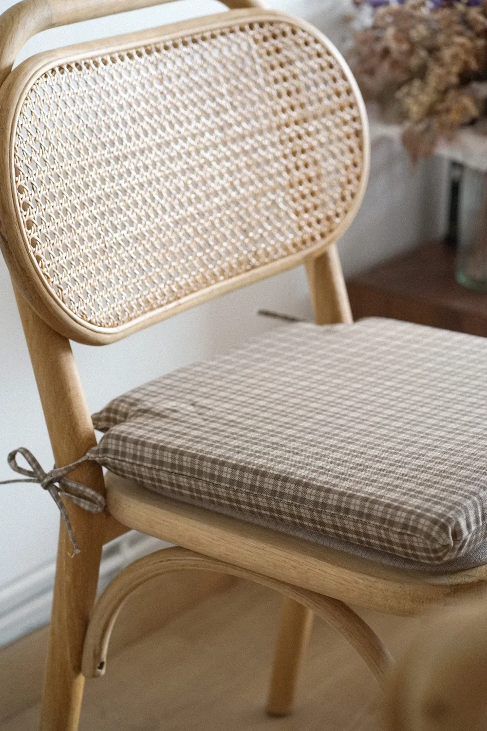 De La Mur Cast stolpute beige ruter 40x40x4 cm
