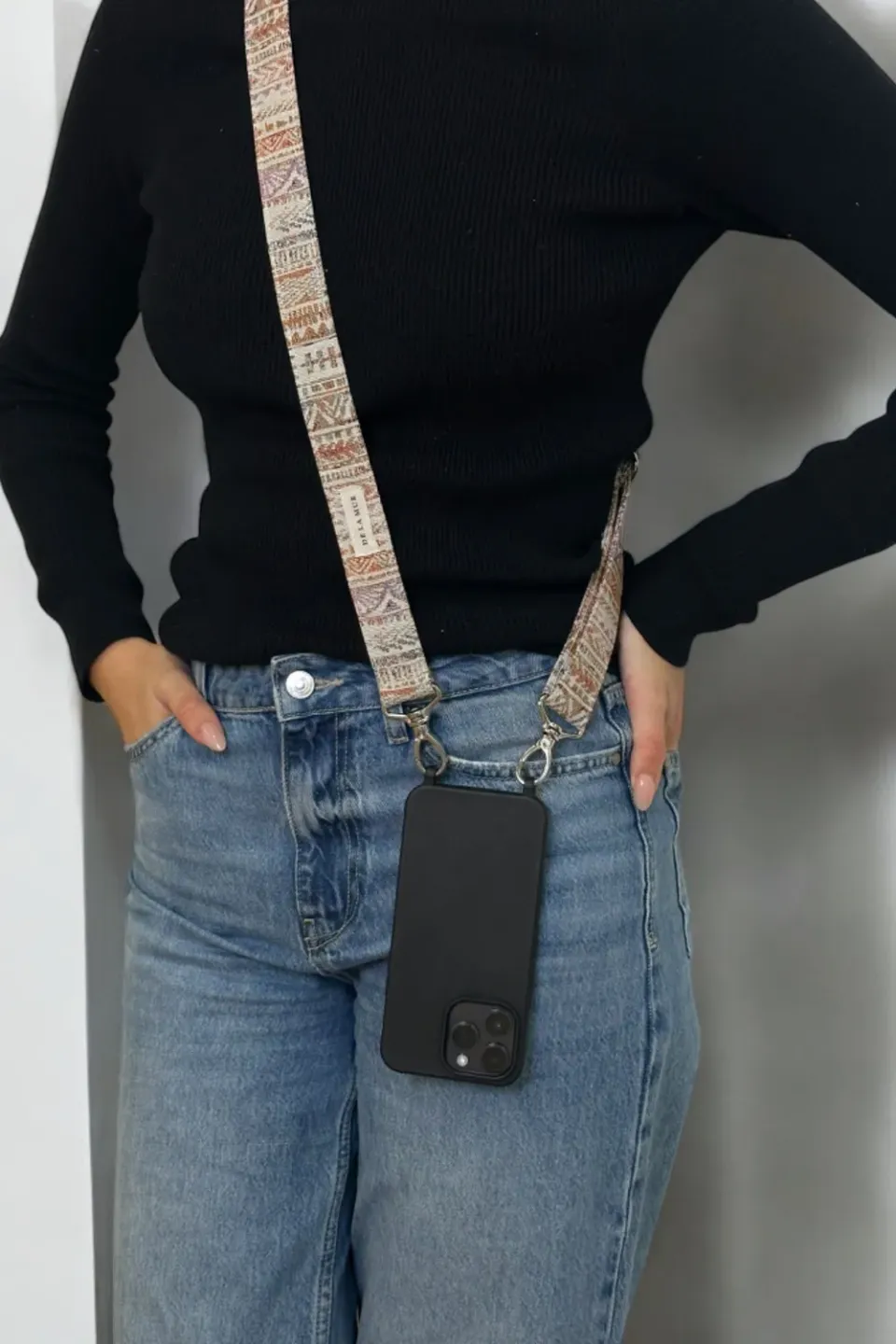 De La Mur Sira mobilreim geometrisk lilla 130cm