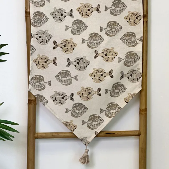 De La Mur Taba bordløper beige 42x165
