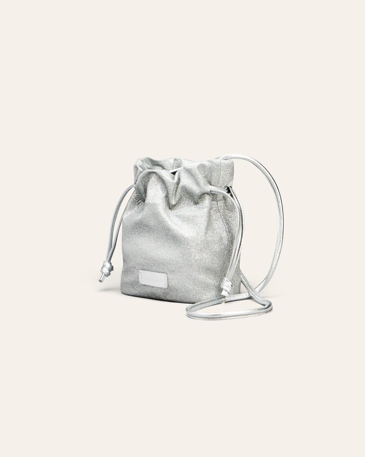 Cala Jade Jael Silver Beam crossbody festveske sølv glitter