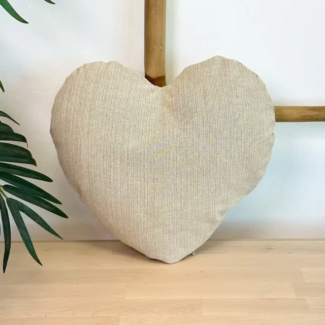 De La Mur Corazón Lol hjertepute 33x33 beige