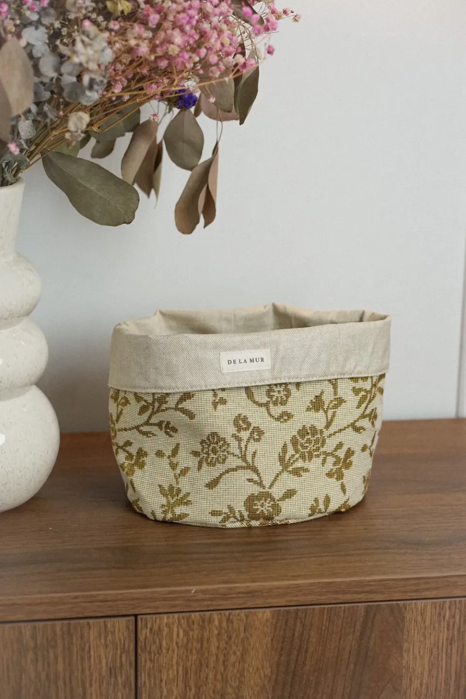 De La Mur Lem kurv medium 17 cm blomstret