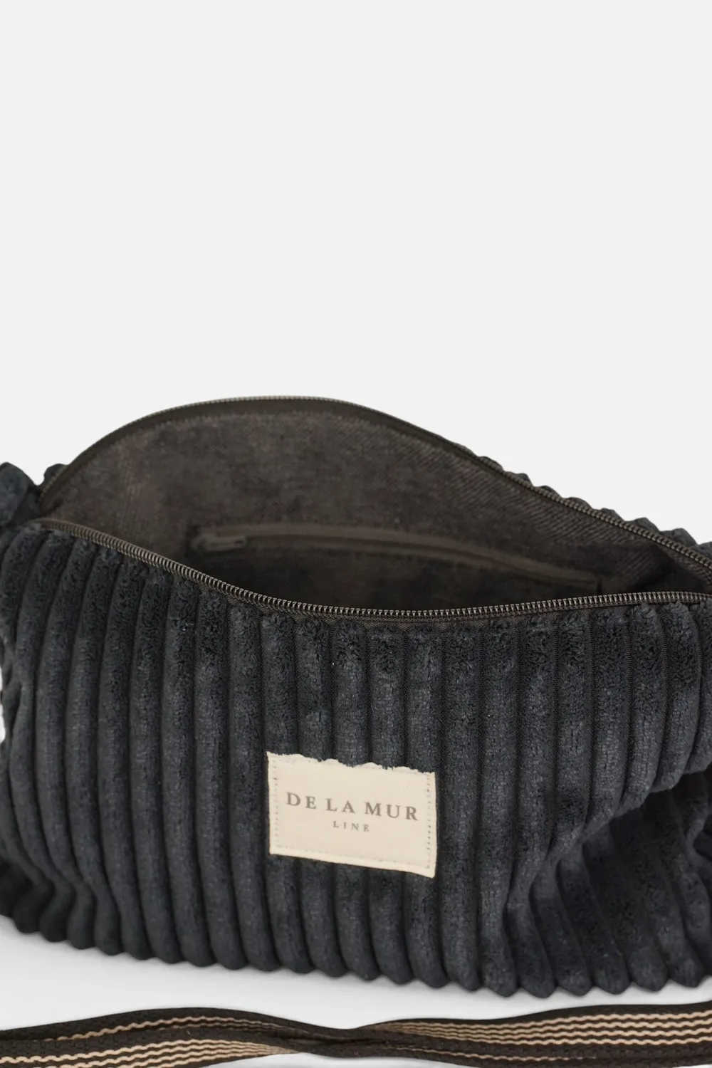 De La Mur Bolso Clutch Curly clutch svart kord 29x17