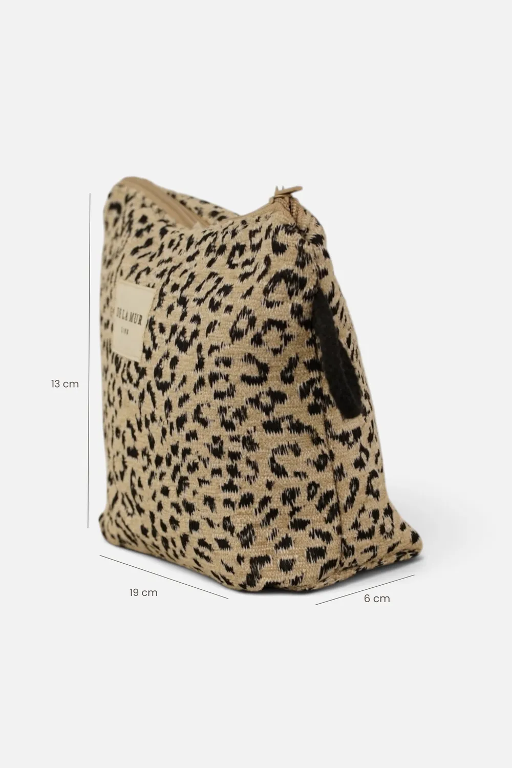 De La Mur Koto liten toilettmappe 19x13 leopard