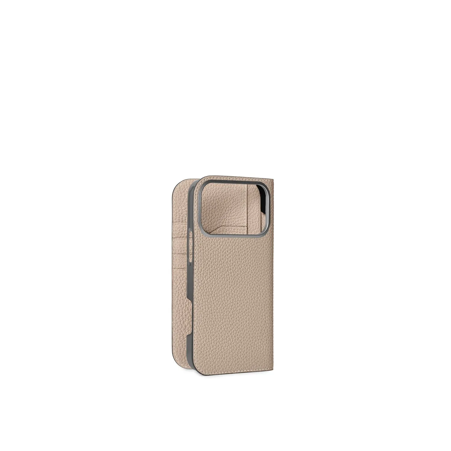 Bonaventura 18 Pro Max diary case krympeskinn Svart