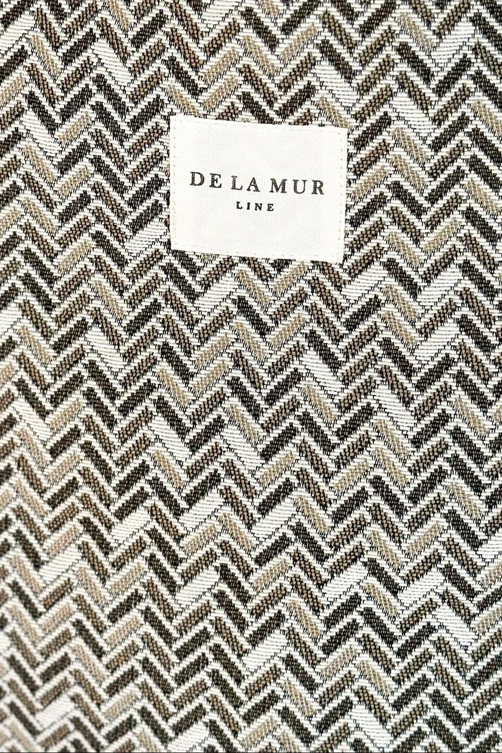 De La Mur Bure stor shopper brun geometrisk