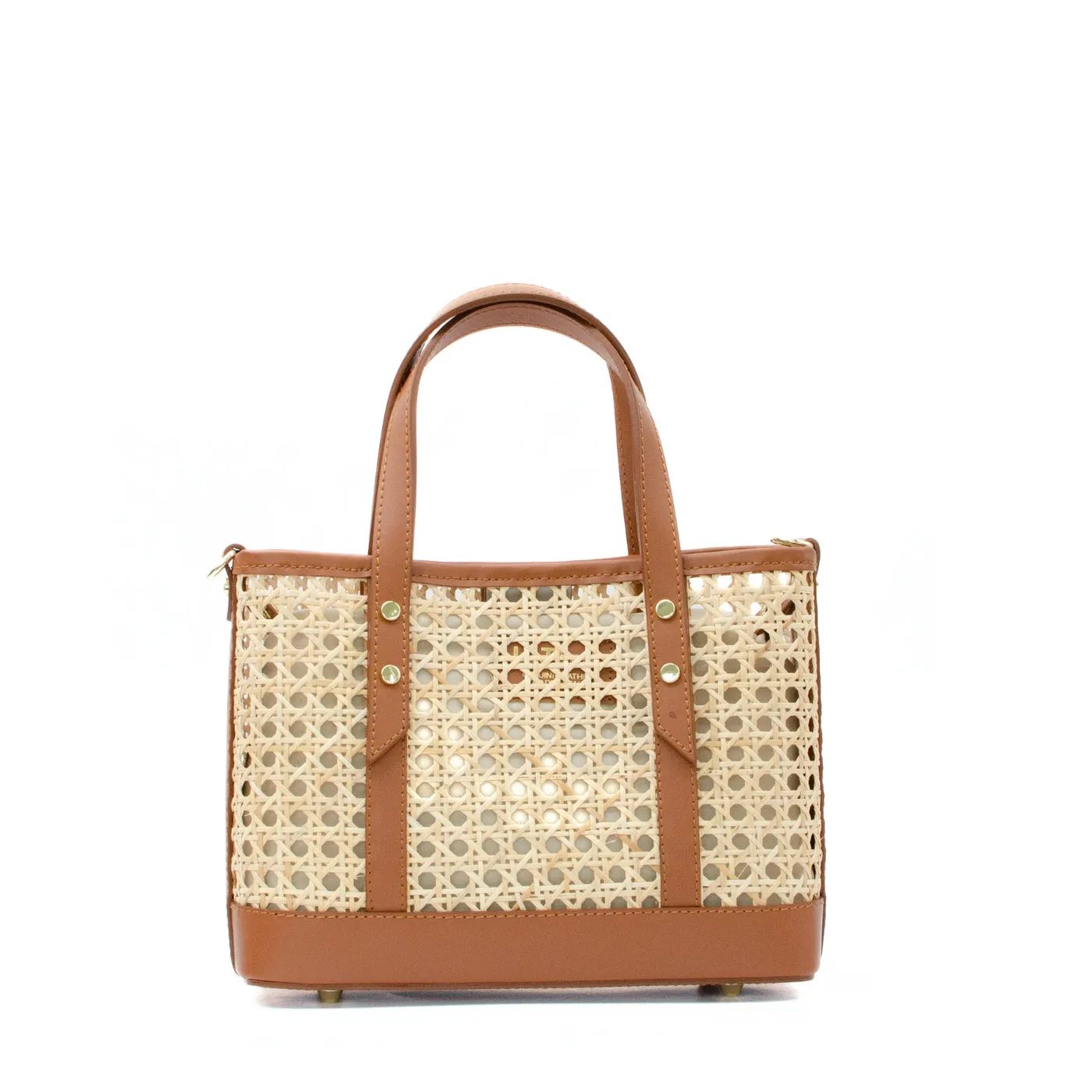 Latalia Modena mini stråveske brun
