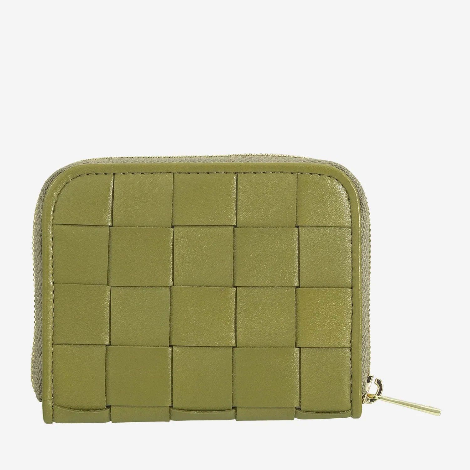 DuDubags Hokkaido lommebok oliven flettet