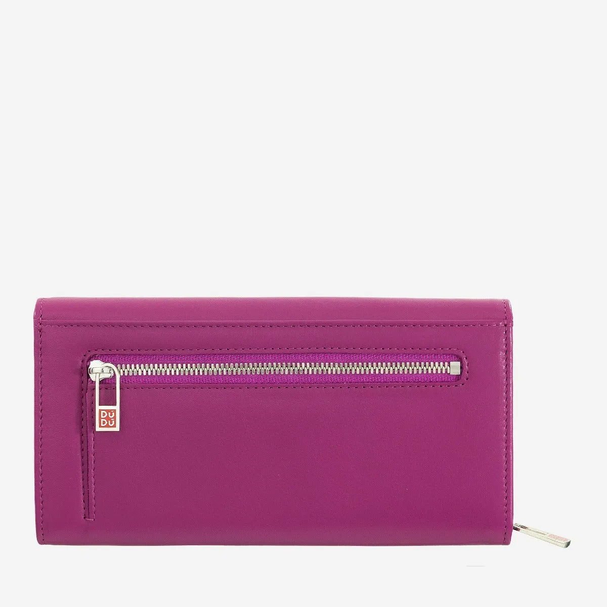 DuDubags Madeira lommebok dame Navy stor RFID
